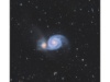 Die Whirlpool-Galaxie (auch als Strudelgalaxie, Messier 51 oder NGC 5194/5195 bezeichnet) ist eine große Spiralgalaxie im Sternbild Jagdhunde. Sie ist vom Hubble-Typ Sc, das heißt mit deutlich ausgeprägter Spiralstruktur. M 51 hat eine scheinbare Helligkeit von 8,4 mag und eine Winkelausdehnung von 11,2′ × 6,9′. Die Entfernung von unserer Milchstraße beträgt etwa 25 Millionen Lichtjahre.